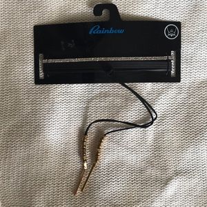 Rainbow Neck Choker with rhinestones